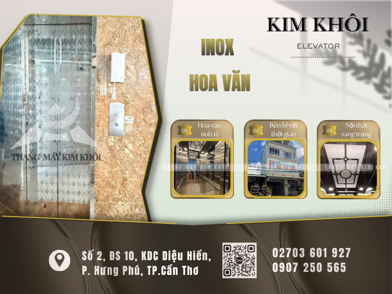 THANG INOX HOA VĂN